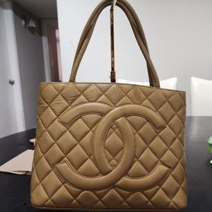 Chanel Medallion Beige